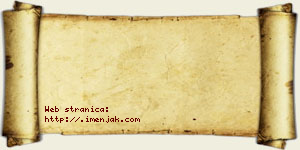 Nikolina Joksić vizit kartica